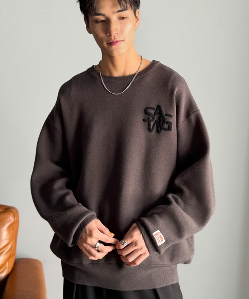 Java セーター ニット 「JaVaジャバコラボ」立体編みで飾る個性