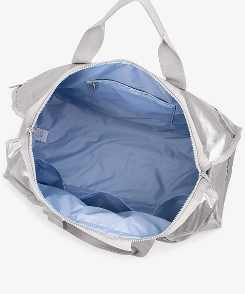 LeSportsac ボストンバッグ DELUXE LG WEEKENDER フロストシルバー