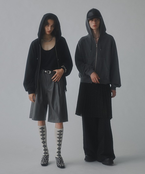 MAISON SPECIAL ジップパーカー MAISON SPECIAL（メゾンスペシャル）の「Zip Hoodie/ジップ