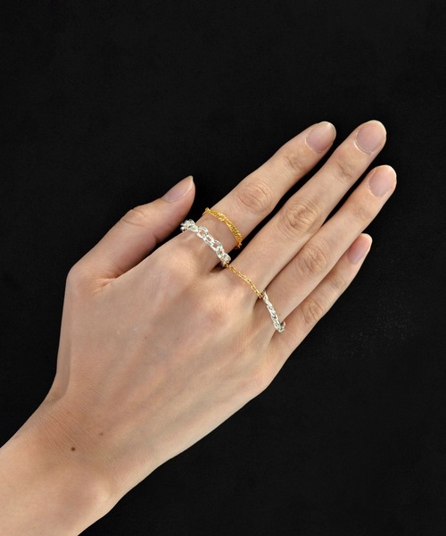 ARTIDA OUD 指輪 リング 「basic」 ZOZO限定 K14GF スクリューチェーン