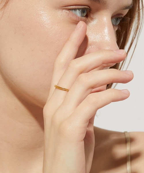 ARTIDA OUD 指輪 リング 「basic」 ZOZO限定 K14GF スクリューチェーン