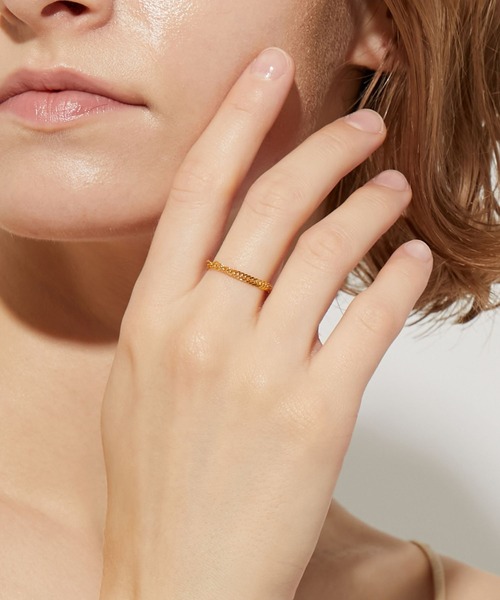 ARTIDA OUD 指輪 リング 「basic」 ZOZO限定 K14GF スクリューチェーン