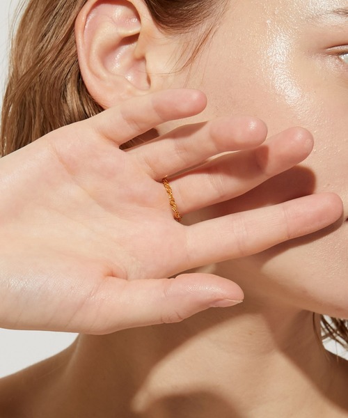 ARTIDA OUD 指輪 リング 「basic」 ZOZO限定 K14GF スクリューチェーン