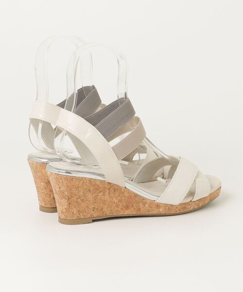 「MUUM」 ヒールサンダル L ホワイト レディース_画像2