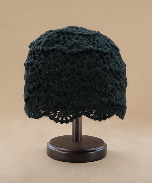 polcadot（ポルカドット） ニット帽 ニットキャップ クロッシェニット