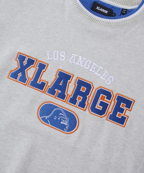 XLARGE スウェット XLARGE（エクストラ ラージ） トレーナー スウェット STRIPED SLEEVE
