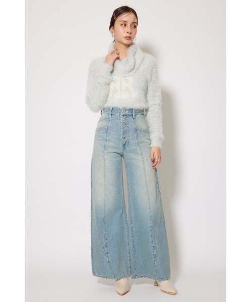 rienda（リエンダ） ジーンズ デニム デニムパンツ フロントボタン