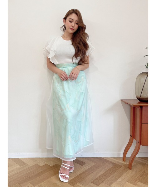 「DURAS」 半袖ニット FREE ピンク レディース_画像4