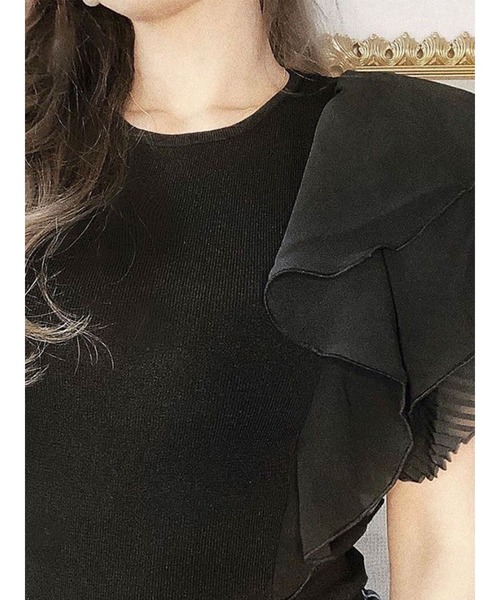 「DURAS」 半袖ニット FREE ピンク レディース_画像6