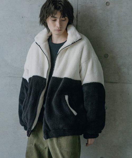 RATTLE TRAP（ラトルトラップ） ブルゾン アウター Wシャギーフリース