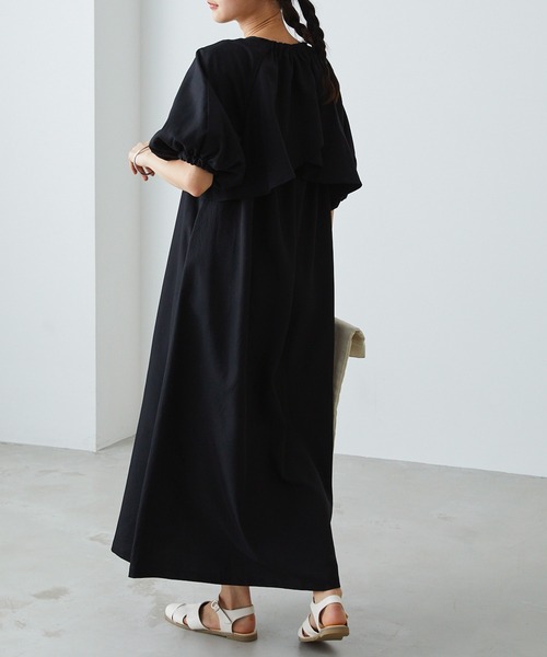 forksy.（フォルクシー） 半袖ワンピース FREE ブラック レディース