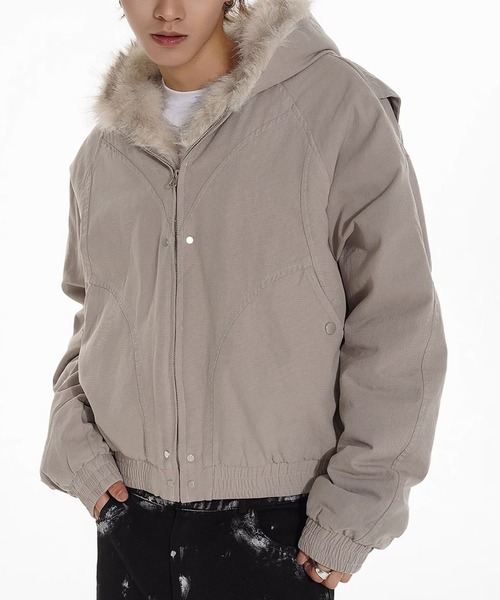 Evo+Revo（エボレボ） ブルゾン アウター “品よく暖かく決まる” フード