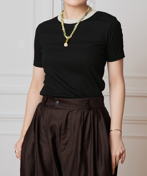 「IENA LA BOUCLE」 半袖Tシャツ FREE ベージュ レディース_画像7