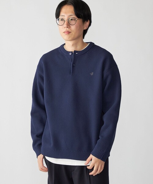 SHIPS（シップス） セーター ニット 「WEB限定」SHIPS: ヘンリーネック