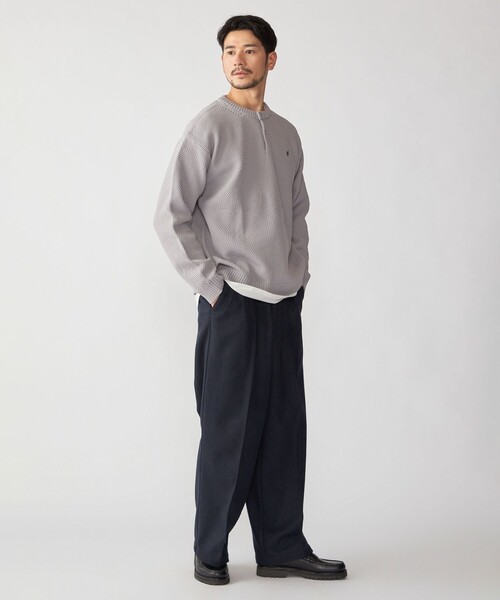 SHIPS（シップス） セーター ニット 「WEB限定」SHIPS: ヘンリーネック