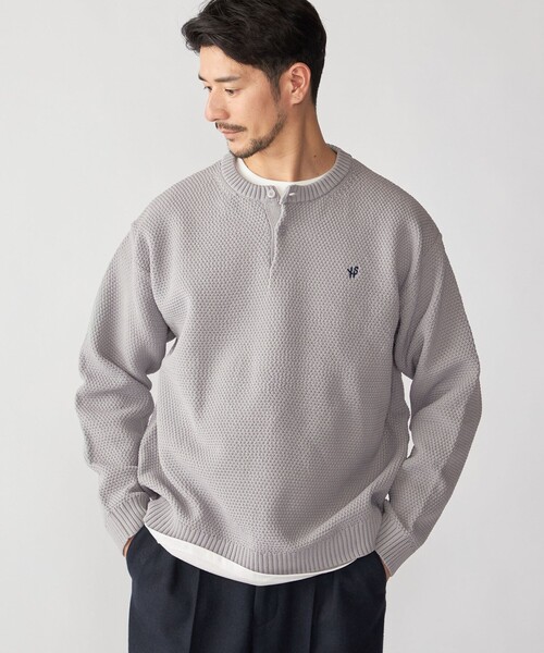 SHIPS（シップス） セーター ニット 「WEB限定」SHIPS: ヘンリーネック