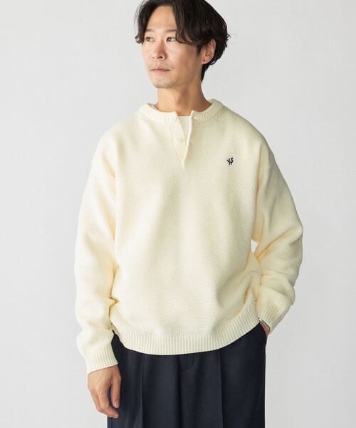 SHIPS（シップス） セーター ニット 「WEB限定」SHIPS: ヘンリーネック