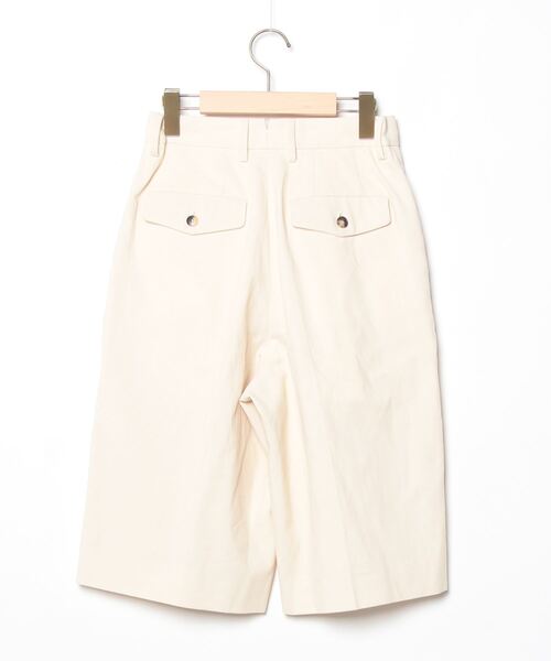 「YLEVE」 ストライプ柄ハーフパンツ 1 ベージュ レディース_画像2