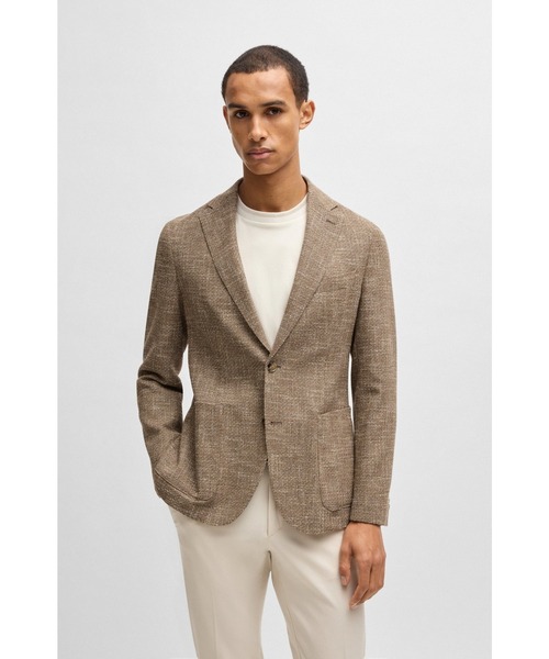 美品HUGO BOSS テーラードジャケット ストレッチXL BOSS（HUGO BOSS） ジャケット テーラードジャケット レギュラー