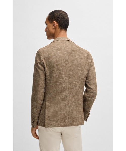 BOSS ボス ジャケット ブレザー ストレッチ 清涼 ベージュ48 L BOSS（HUGO BOSS） ジャケット テーラードジャケット レギュラー