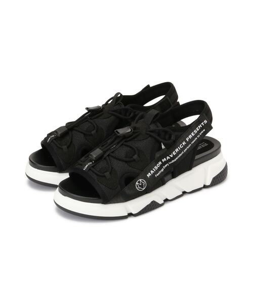 「MAISON MAVERICK PRESENTS」 フラットサンダル M グレー レディース_画像2