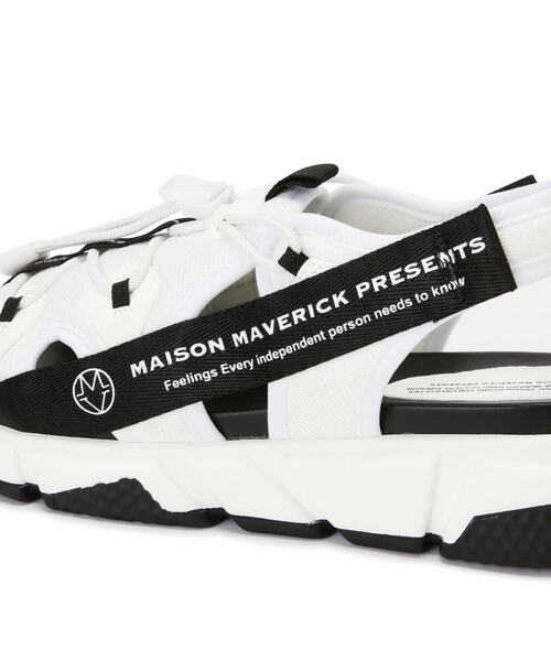 「MAISON MAVERICK PRESENTS」 フラットサンダル M グレー レディース_画像8