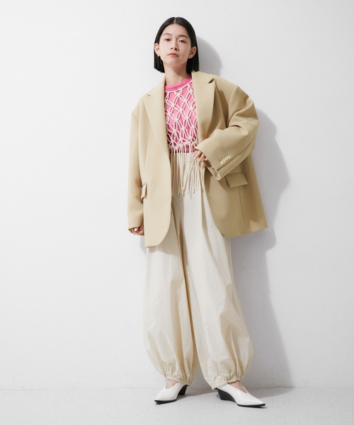 「ADAM ET ROPE'」 パンツ 36 ピンク レディース_画像6