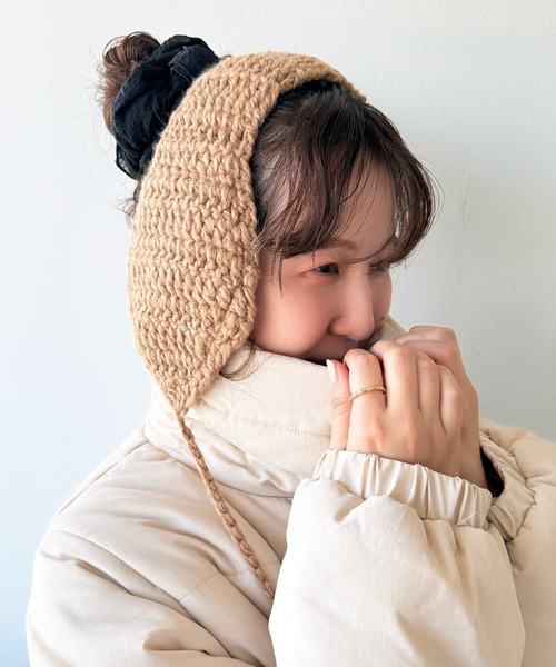 kutir（クティール） 耳当て イヤーマフ kutirlune／手編み風