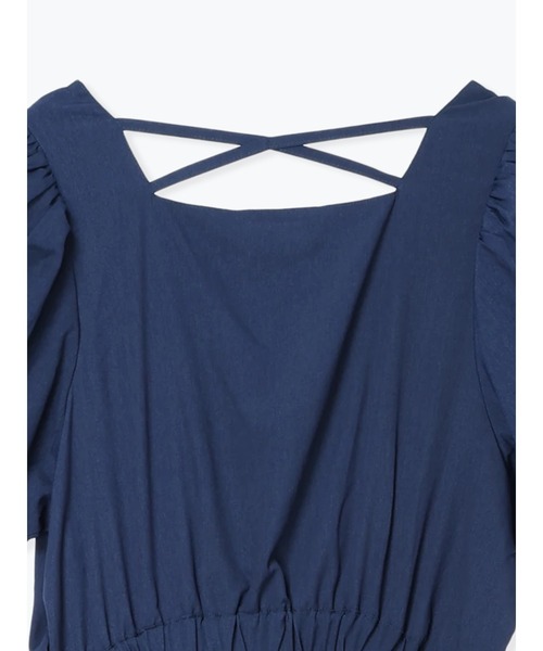 「Re-J&SUPURE」 半袖ワンピース - ホワイト レディース_画像4