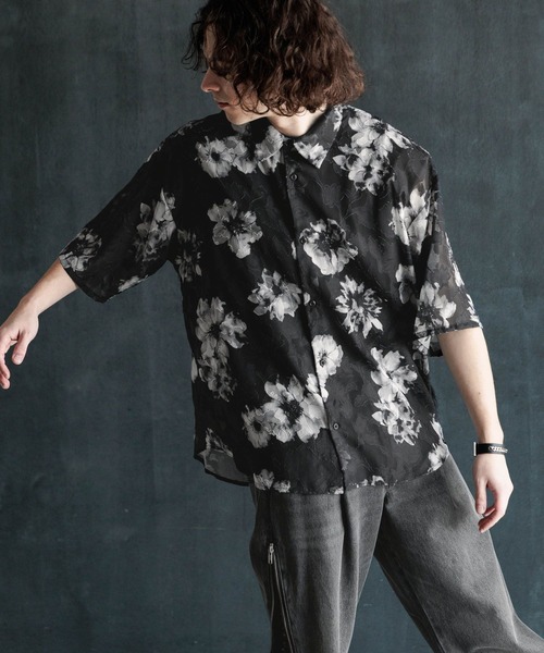「HARE」 半袖シャツ SMALL ホワイト系その他 メンズの画像