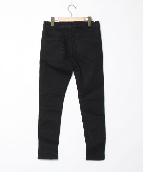 「CavariA」 スキニーデニムパンツ L ブラック メンズ_画像2