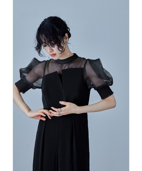 niana（ニアナ） パンツドレス SHORT ブラック レディース : ZOZOTOWN