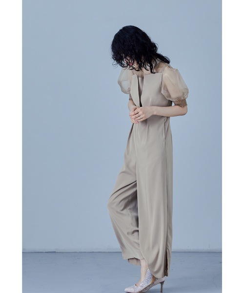 niana（ニアナ） パンツドレス SHORT ブラック レディース : ZOZOTOWN