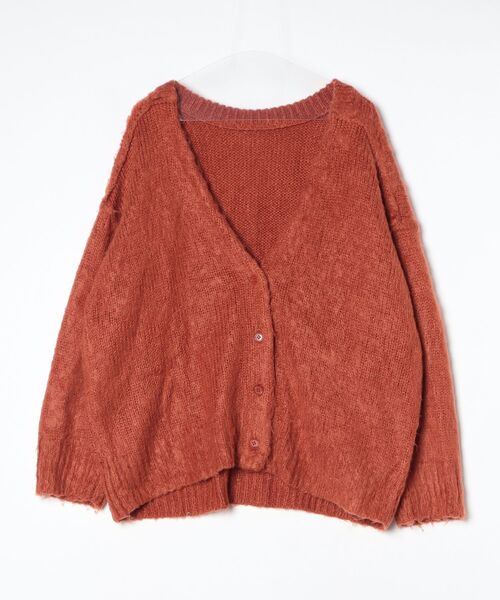 【オシャレ☆FREAK'S STORE】オレンジ　ロングカーディガン　FREE FREAK'S STORE - 【オシャレ☆FREAK'S STORE】オレンジ ロング