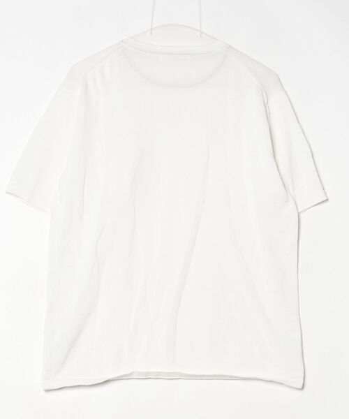 「EDIFICE」 半袖ニット LARGE ホワイト メンズ_画像2