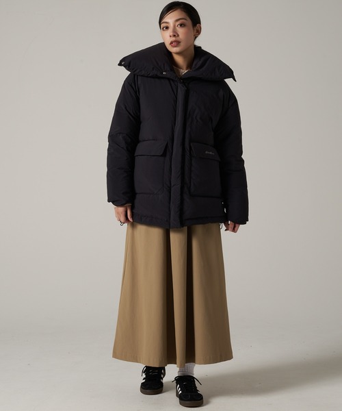 Eddie Bauer ブラックロングダウンジャケット Eddie Bauer（エディーバウアー） ダウンコート ダウンジャケット