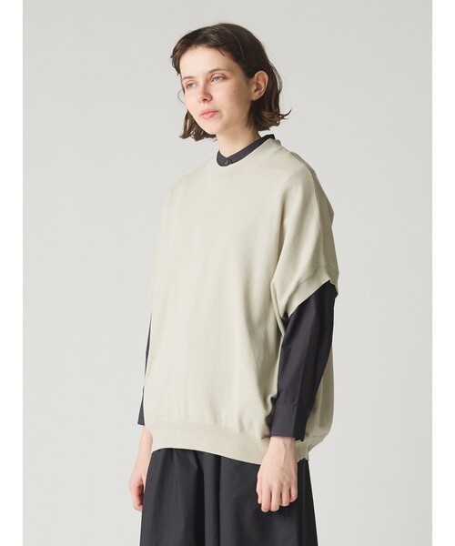 「MidiUmi」 ノースリーブニット FREE ライトブルー レディース_画像7