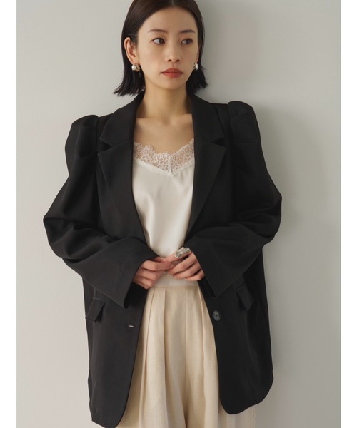 AIC. ジャケット テーラードジャケット タックショルダーバック