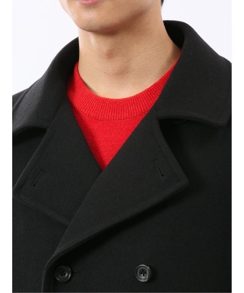 TAKA-Q（タカキュー） pコート ピーコート 「ストレッチ メルトン