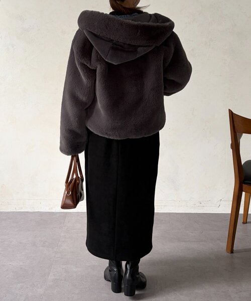 Chez toi（シェトワ） ブルゾン アウター ファー×ムートンジャケット