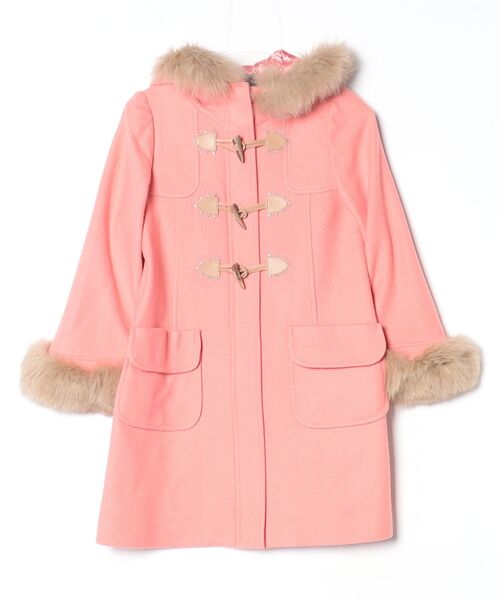 margarine fingers セーラー ダッフルコート ピンク CYNTHIA ROWLEY（シンシア・ローリー） フリルダッフルコート 2 ピンク