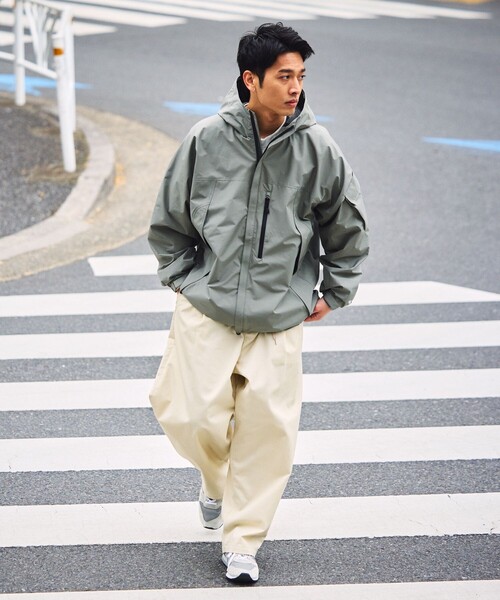 「+phenix」 マウンテンパーカー LARGE セージグリーン メンズ_画像6