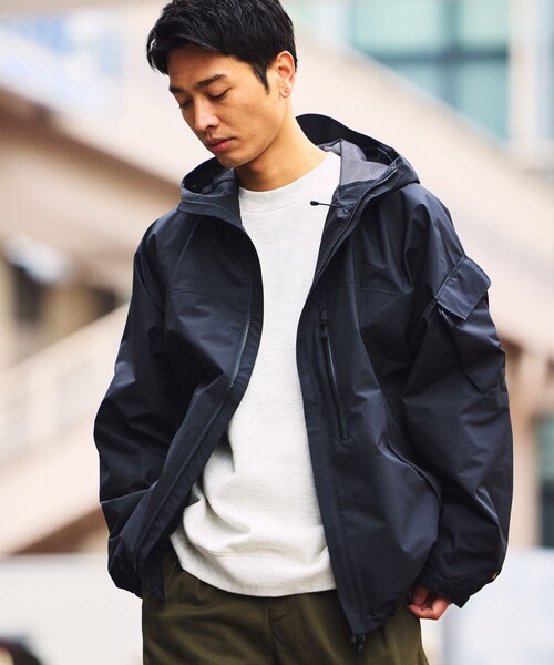 「+phenix」 マウンテンパーカー LARGE セージグリーン メンズ_画像8