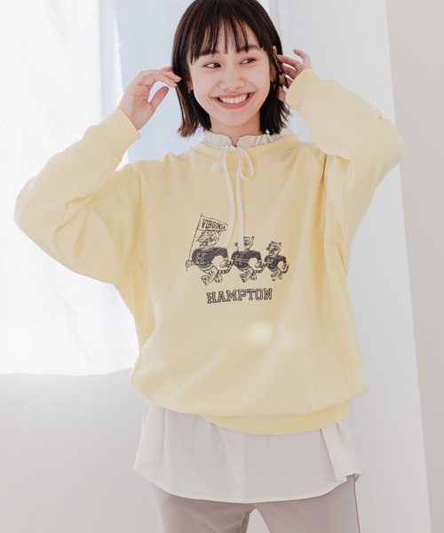 [niko and...] тренировочный cut and sewn MEDIUM голубой женский 