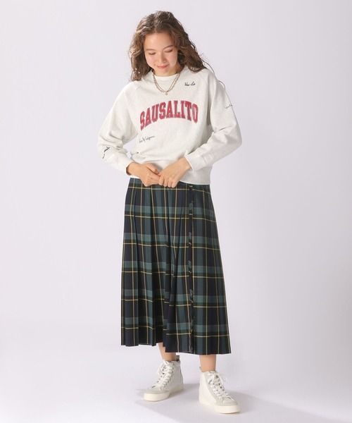 [niko and...] тренировочный cut and sewn MEDIUM голубой женский 