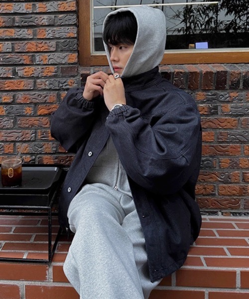 NOWLE（ノウル） デニムジャケット gジャン 「NOWLE」スタンドカラー