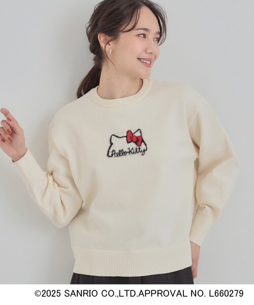 Hello，Bonjour! セーター 美品 Hello,Bonjour! ハローボンジュール アパルトモン クルーネック