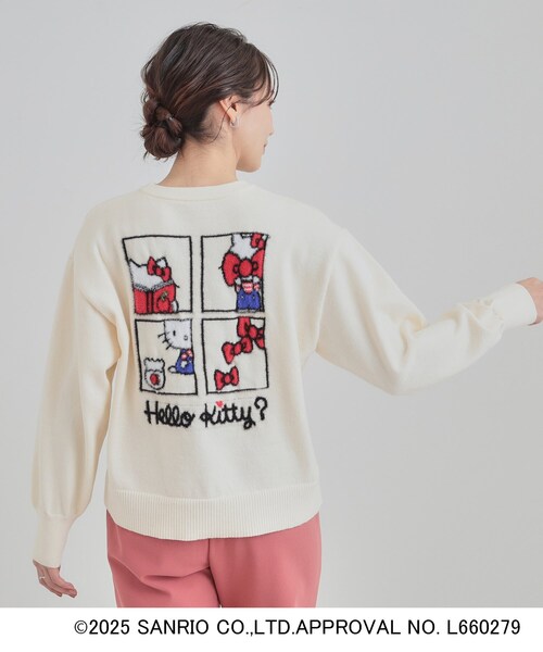 キティ セーター sanrio（サンリオ） ニット セーター 「HELLO KITTY コラボ」選べる6柄