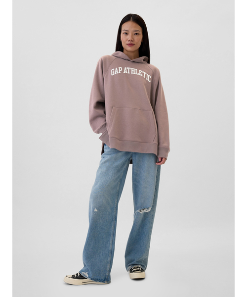 「GAP」 プルオーバーパーカー X-LARGE ベージュ レディース_画像7