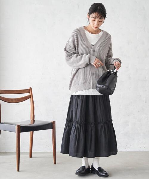 「WEGO」 カーディガン MEDIUM ブラック メンズ_画像6